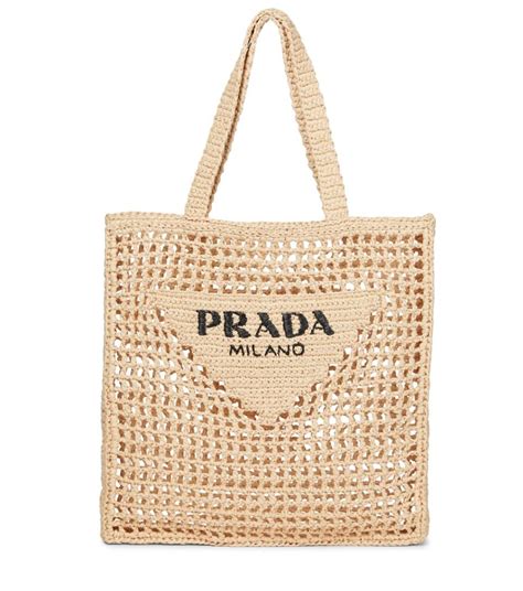 prada beach bag raffia|prada woven beach bag.